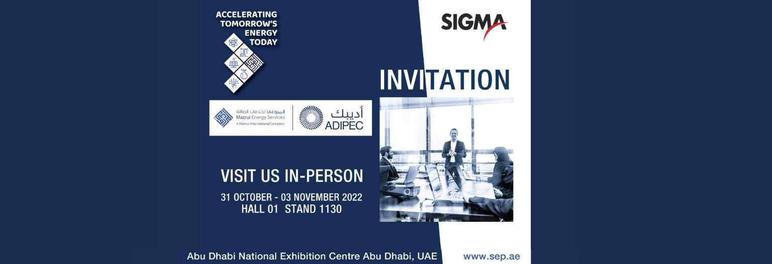 SIGMA AT ADIPEC 2022