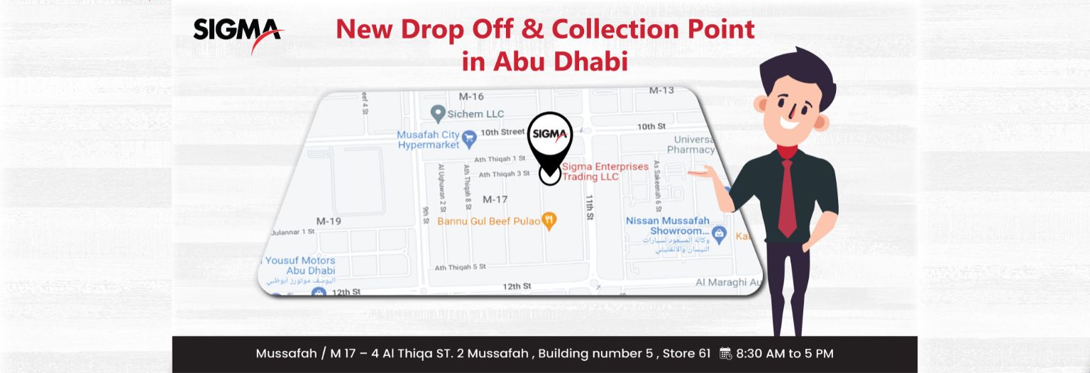 New collection & drop-off point in Abu Dhabi to drop off and pickup your equipment