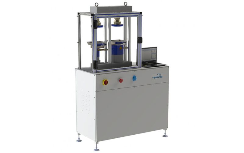 PC-controlled combined compression / flexure testing machine 300 kN / 15 kN