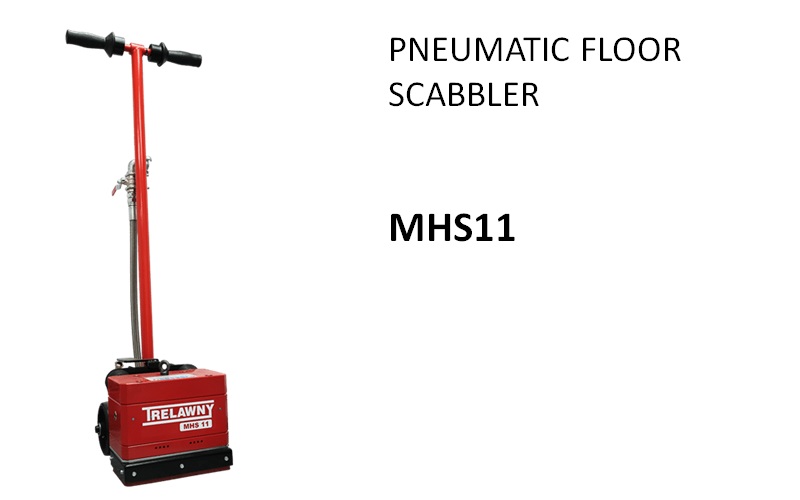 Trelawny 11 Head Concrete Floor Scabbler MHS11